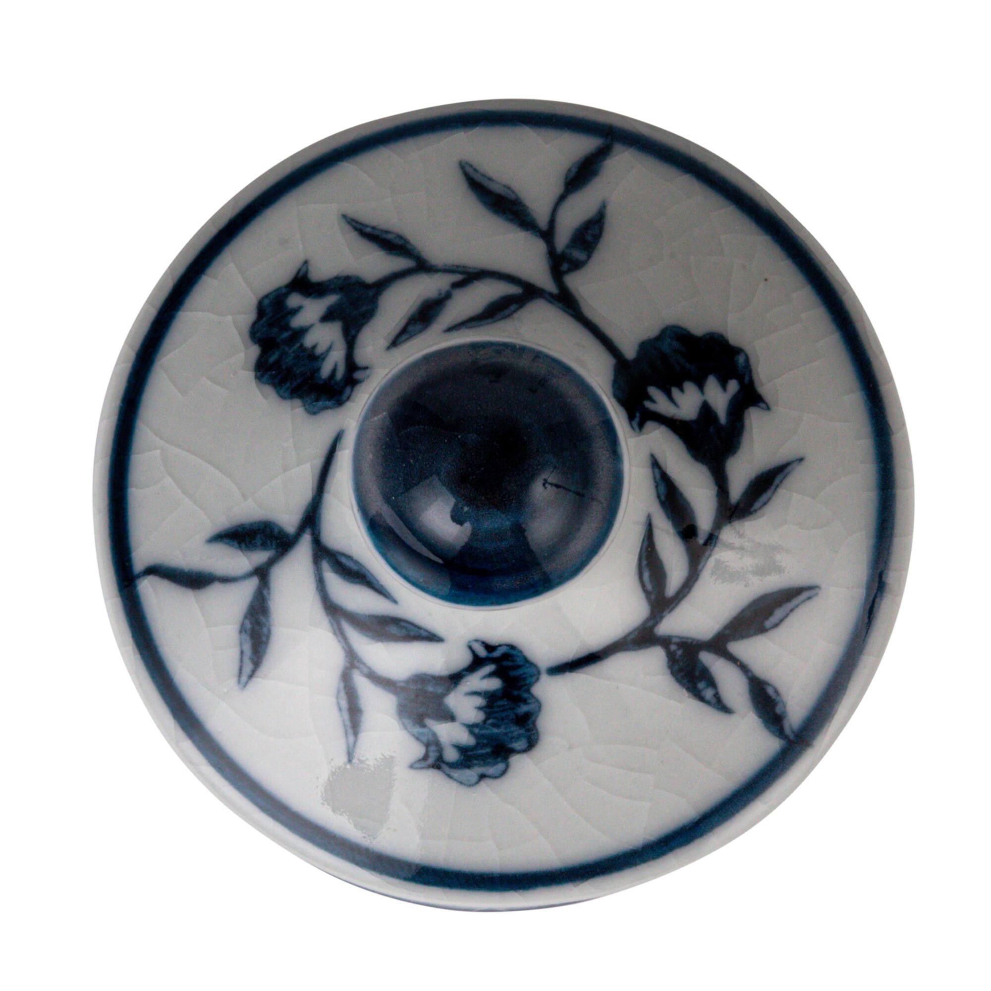Hello Honey® 4.5" Blue Blossom Enchantment Stoneware Jar Set